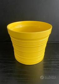 Vaso Corino Bruna in ceramica gialla