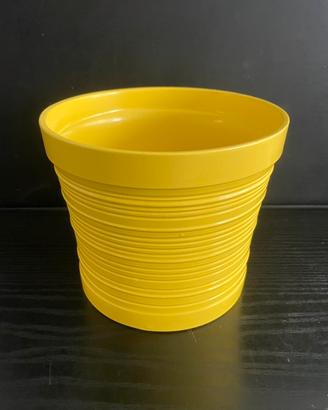 Vaso Corino Bruna in ceramica gialla
