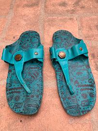 Infradito ciabatte turchesi marc by marc jacobs 38