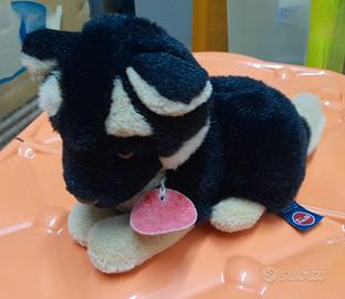 Pupazzo Trudi cane nero e bianco