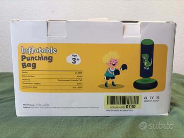 Sacco da Boxe gonfiabile per Bambini