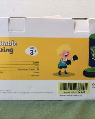 Sacco da Boxe gonfiabile per Bambini