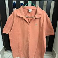 Polo/ maglietta Lacoste rosa salmone taglia 7