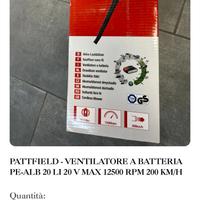Soffiatote a batteria