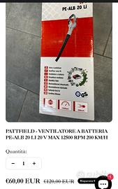 Soffiatote a batteria