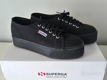 Scarpe con zeppa SUPERGA come nuoveq