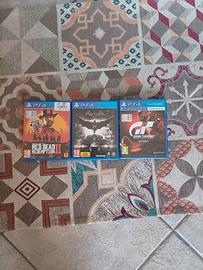 Giochi ps4: RDR 2 gran turismo batman arkham knigh