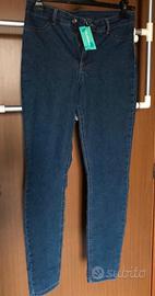 Pantaloni jeans donna nuovi 100% cotone