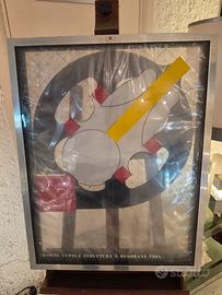 Gio Pomodoro scultura cunetica quadro a 3 vintage 