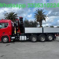 Scania r650 euro 6 gru fassi 545 nuova