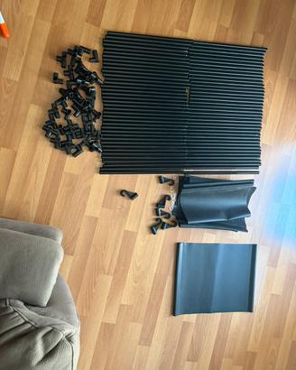Set pezzi vari per armadio in stoffa