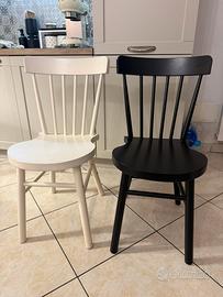 2 sedie Norraryd in legno ikea