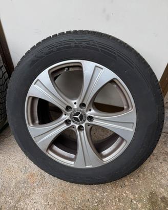 Cerchi originali mercedes 18 e gomme termiche