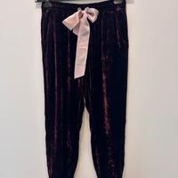 Pantaloni velluto bordeaux