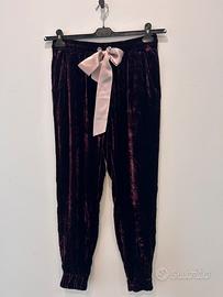 Pantaloni velluto bordeaux