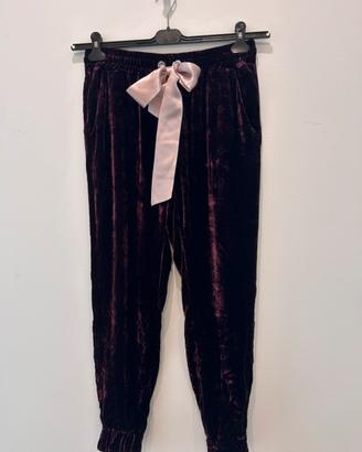 Pantaloni velluto bordeaux