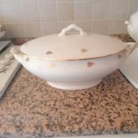 Zuppiera Richard bianca e oro