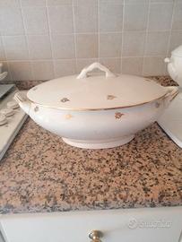 Zuppiera Richard bianca e oro