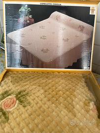 Copriletto matrimoniale in ciniglia