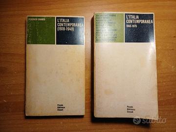 L'Italia contemporanea 1918-1948 1945-1975 Chabod