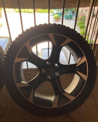 4 gomme invernali più cerchi originali cupra