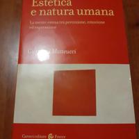 Estetica e natura umana Libro filosofia