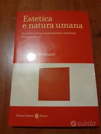 Estetica e natura umana Libro filosofia