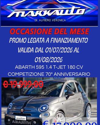 ABARTH 595 1.4 T-JET 180 CV COMPETIZIONE 70° ANNIV