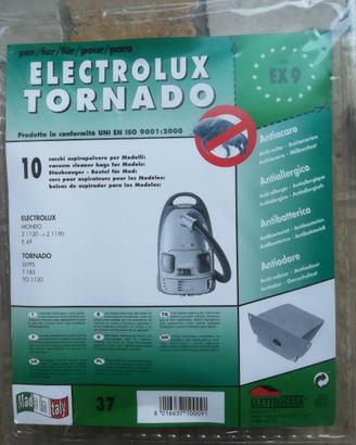12 sacchetti aspirapolvere electrolux tornado