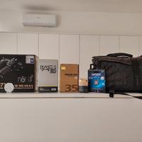 macchina fotografica ed accessori