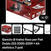 Gancio traino doblo nuovo