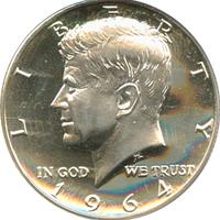 ½ Dollar "Kennedy Half Dollar" ARGENTO