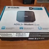 Modem ADSL2+ D-Link DSL-320B Ethernet Funzionante