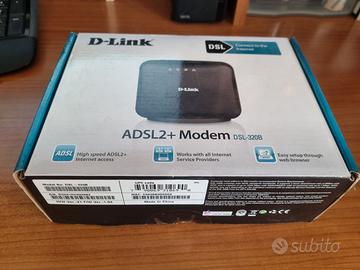 Modem ADSL2+ D-Link DSL-320B Ethernet Funzionante