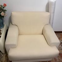 Poltrona grande super comoda color crema – perfett