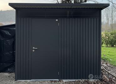 Casetta giardino Biohort 260×380 acciaio+accessori