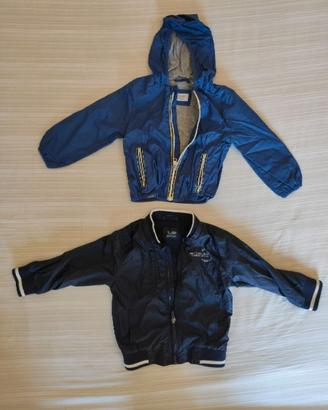 2 giacchini mezza stagione bambino – taglia 92 cm