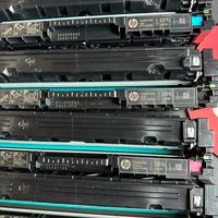 Hp laserjet set 4 toner stampante quasi nuovi