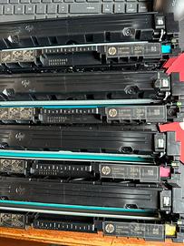Hp laserjet set 4 toner stampante quasi nuovi