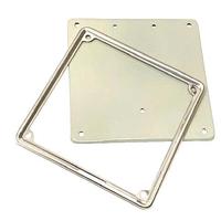 PORTATARGA + CORNICE 17X17 VESPA VNB VBB VNA FARO 