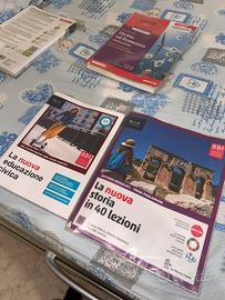 Scuola libro La nuova storia in 40 lezione +civica