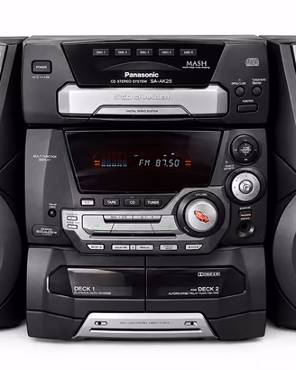 Stereo Panasonic SA-AK25 – 5 CD + Super Woofer