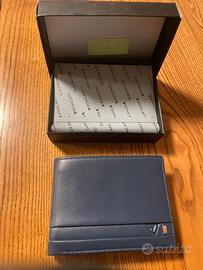 Portafoglio Roncato con portamonte di colore blu