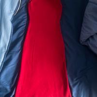 Vestitino  streching con spacco davanti