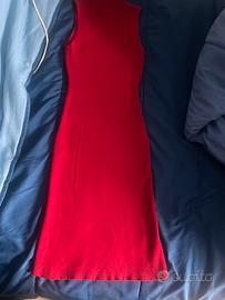 Vestitino  streching con spacco davanti