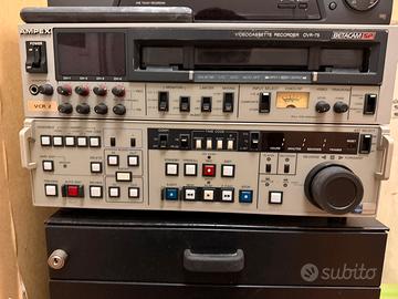 ampex crv-75 betacam sp broadcast vtr professional