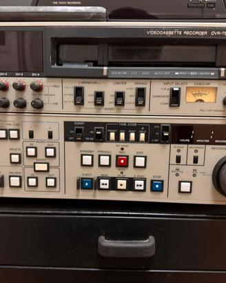 ampex crv-75 betacam sp broadcast vtr professional
