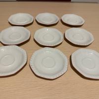 Lotto n. 9 piattini da caffè Seltmann Weiden