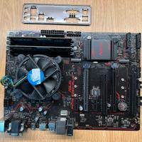 Asus prime B-250 plus con cpu I7 87700 e 8 gb ram