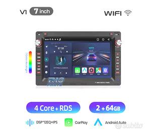 RADIO GPS ANDROID 14 PER SEAT SKODA VOLKSWAGEN VW 